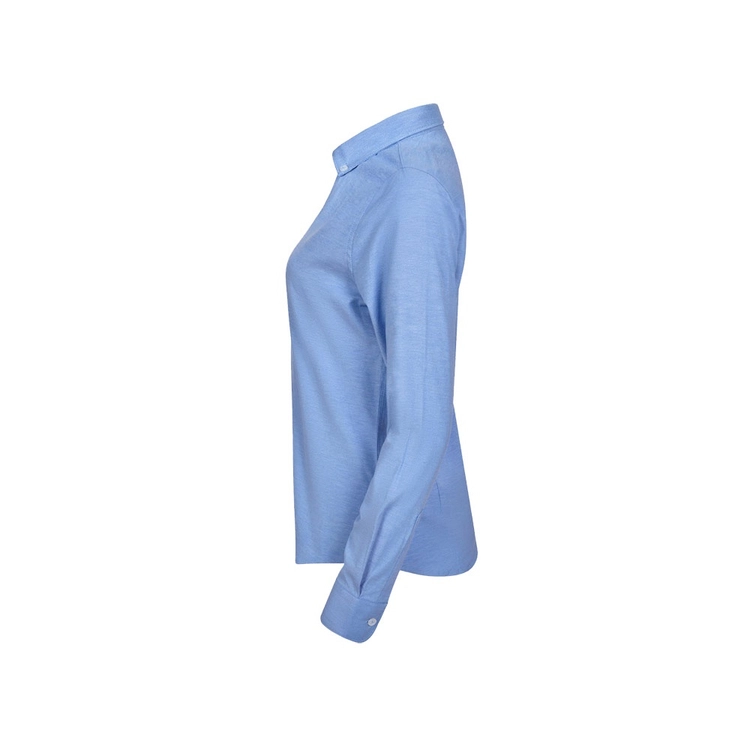 VL PRITHVI WOMEN. Koszula Oxford (180 g/m²) dla kobiet, wykonana z bawełny (50%), poliestru (45%) i elastanu (5%)