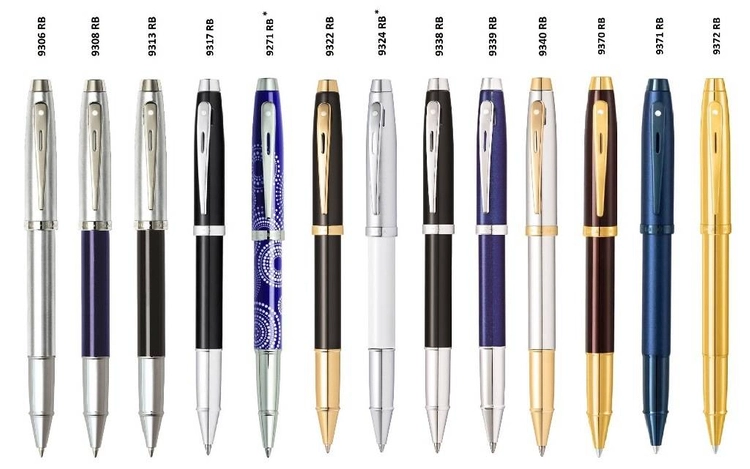 9339 Pióro kulkowe Sheaffer kolekcja 100, niebieskie, wykończenia chromowane