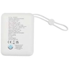 Acrux powerbank do tabletu o pojemności 10 000 mAh i mocy 35 W z wbudowanym kablem typu C - wykonany z tworzyw sztucznych poc