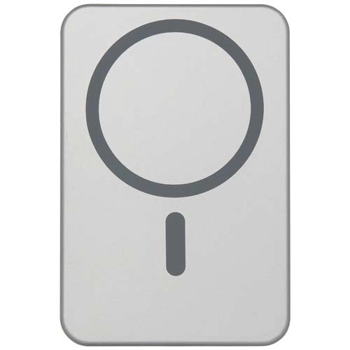 Powerbank Avis 10 000 mAh z recyklingowanego aluminium, z wbudowanym magnesem 