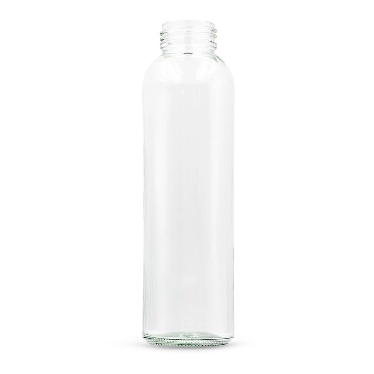 Szklana butelka 500 ml z kolorową wstążką | Viivi