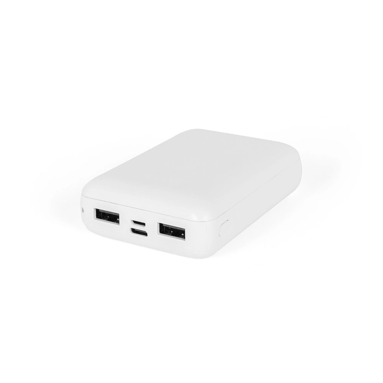 LEAKEY 10. Power bank 10'000 mAh wykonany w ABS pochodzącego z recyklingu (100% rABS)