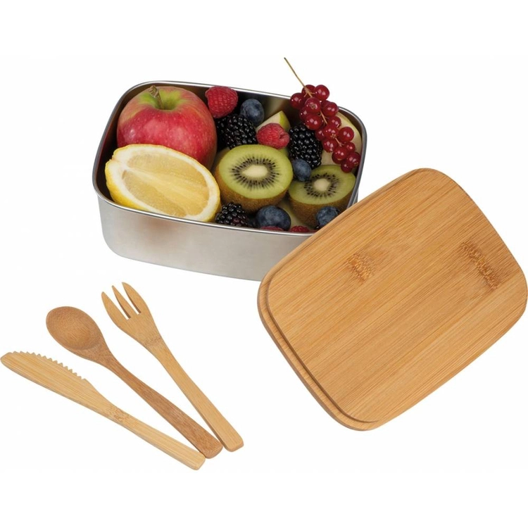 Lunch box ze sztućcami 950 ml JULIANA
