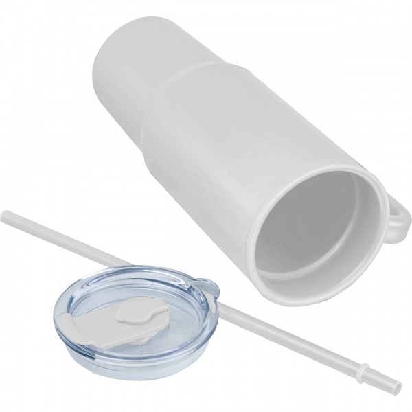 Kubek ze słomką XXL 1200 ml TEODORA