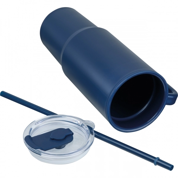 Kubek ze słomką XXL 1200 ml TEODORA