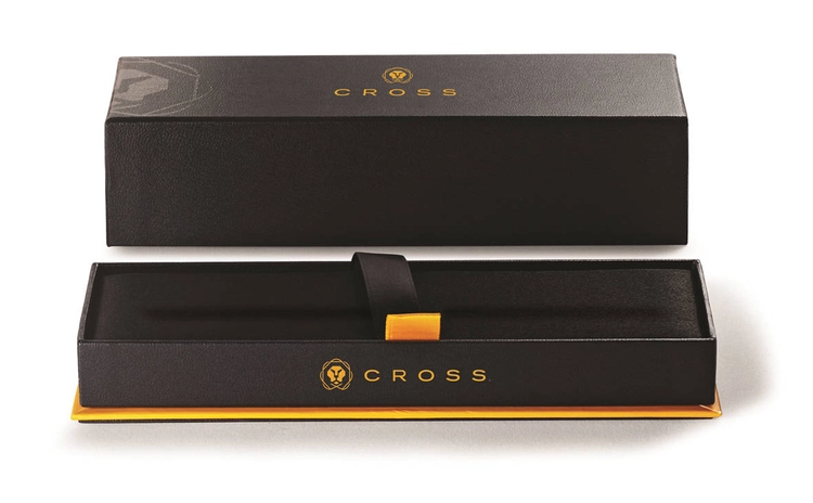 Długopis żelowy Cross Edge czarny, elementy czarne