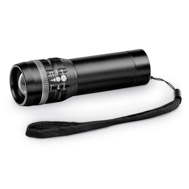 ZOOMIN. Aluminiowa latarka z funkcją zoomu z 3 trybami świecenia