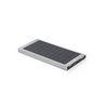 CLERK. Power bank 8 000 mAh z panelem słonecznym z aluminium pochodzącego w 100% z recyklingu