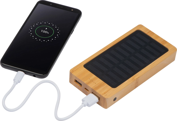 Power bank 8000 mAh solarny VALENTINA