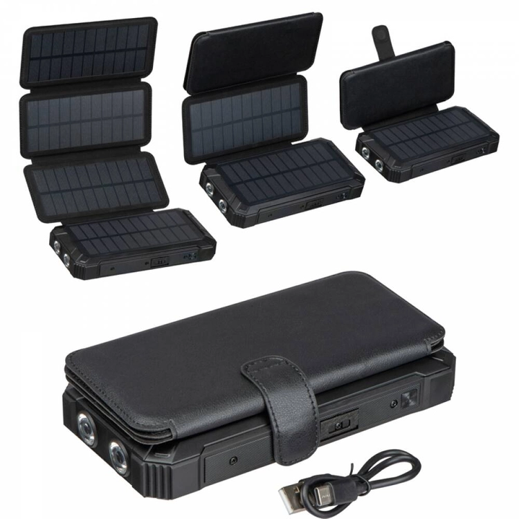 Power bank 20000 mAh solarny PETRA