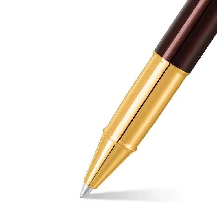 9370 Pióro kulkowe Sheaffer kolekcja 100, brązowe, wykończenia w kolorze złotym PVD