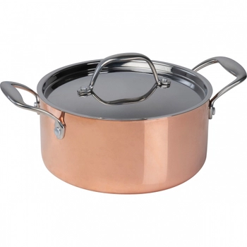 Garnek do indukcji CrisMa ⌀20,5 cm AGATA, miedziany 8497395
