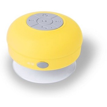 Głośnik bezprzewodowy 3W, stojak na telefon, żółty V3518-08
